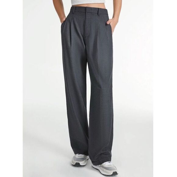 NWT Commense Gray Women's Wide-Leg Pants - Picture 2 of 10